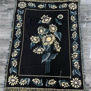 ✨SOLD✨ Vintage 1992 sunflower blanket 🌻✨